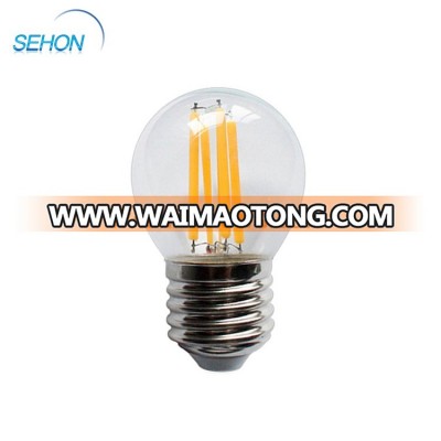 channel letter light bulb edison style 2700K globe bulbs G45 4W E27 Led filament bulbs AC/DC 12V 24V 36V