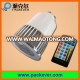 Remote control 110V 220V 5W GU10 RGB LED spotlight